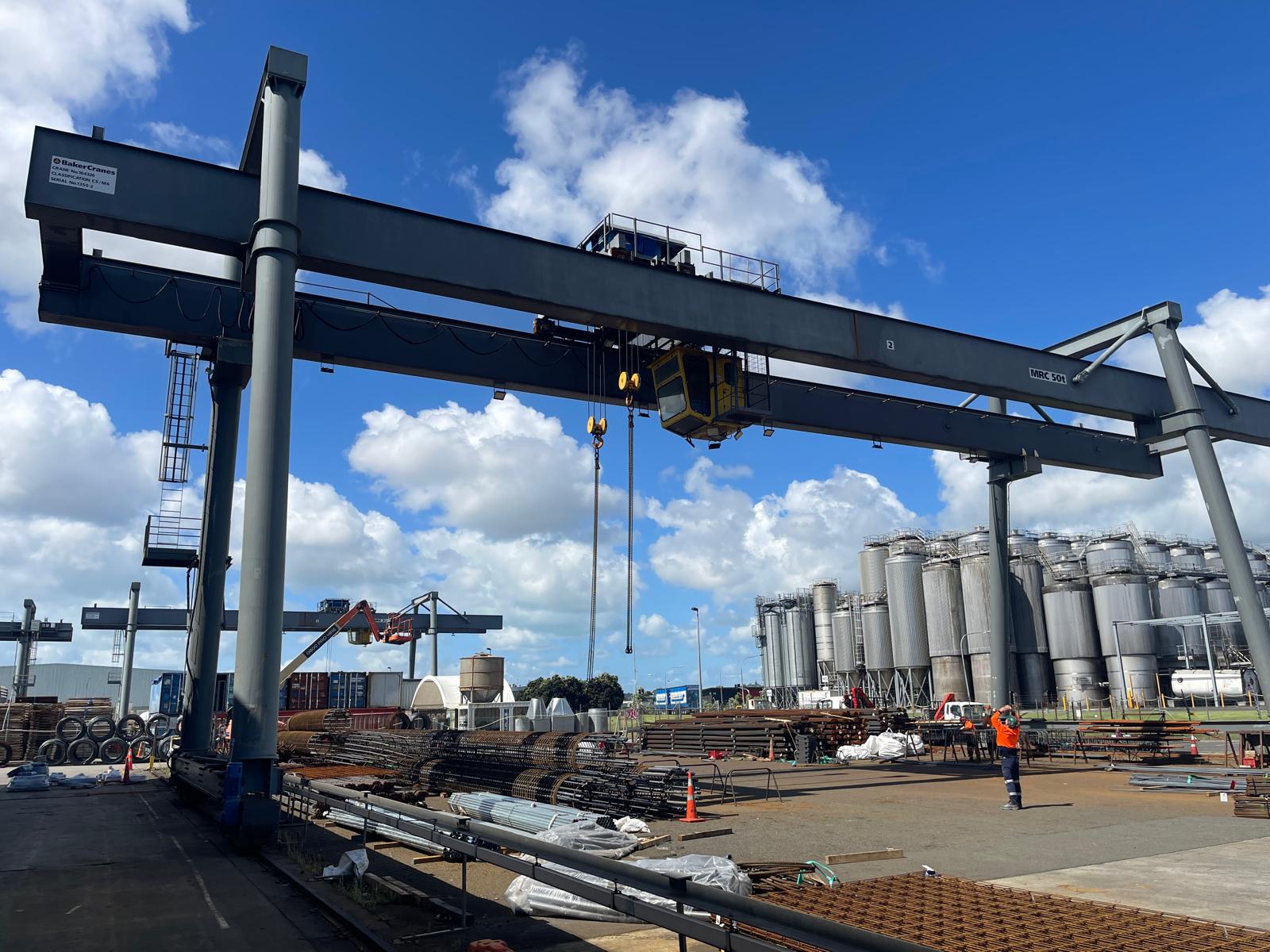 Goliath Portal Crane before restoration at the Wilson Group site